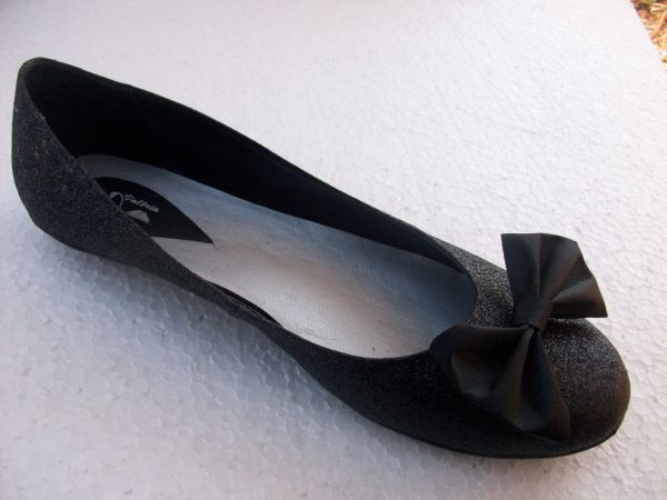 Sapatilhas fechadas com glitter Ref:867